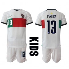 Portugal Danilo Pereira #13 Bortaställ Barn VM 2022 Korta ärmar (+ Korta byxor)